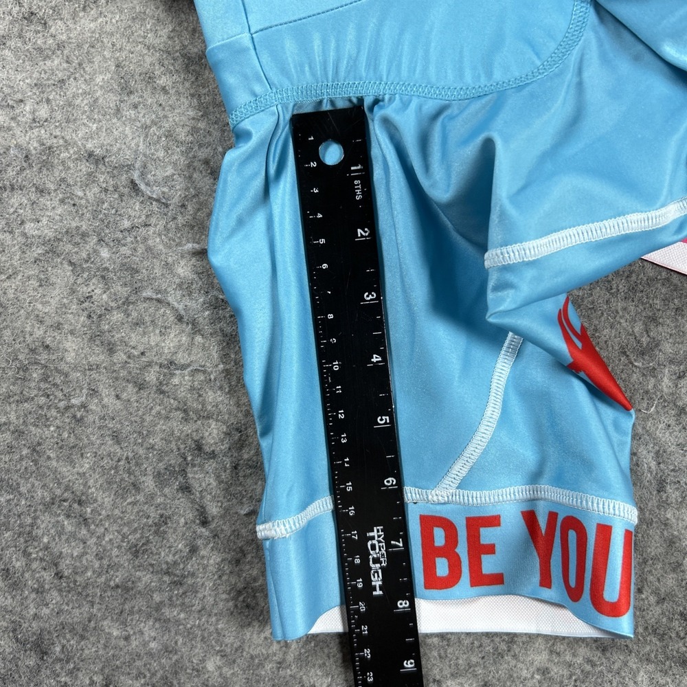 2 MUMU Be Your Goat Cycling Apparel 1-Piece Women's‎ XS Pink & Blue Padded New - Picture 4 of 9